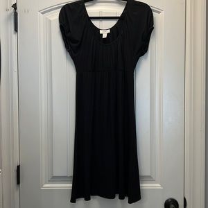 Loft Jersey Black Dress‎ Size 0